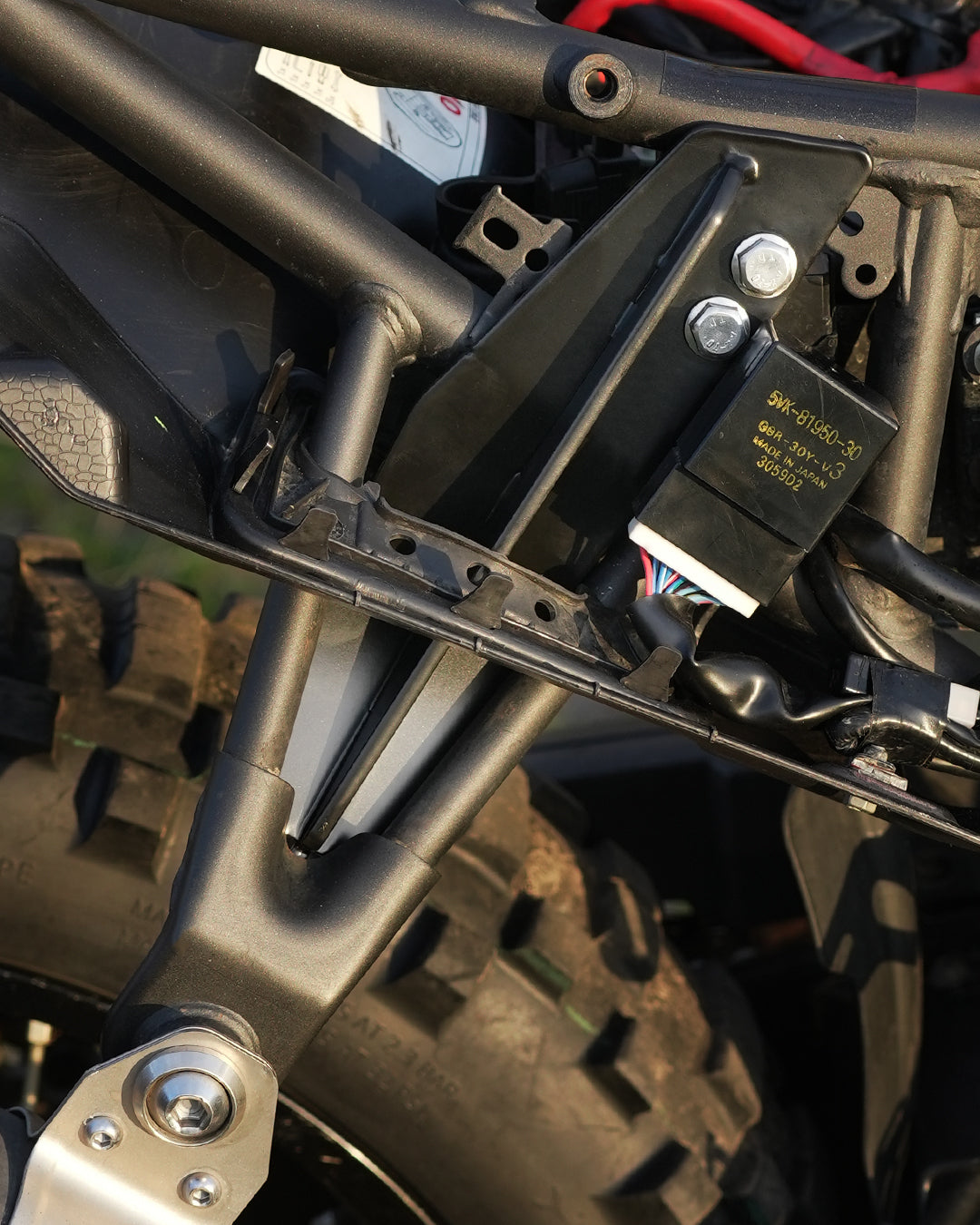 Підсилення кронштейну глушника Yamaha Tenere 700